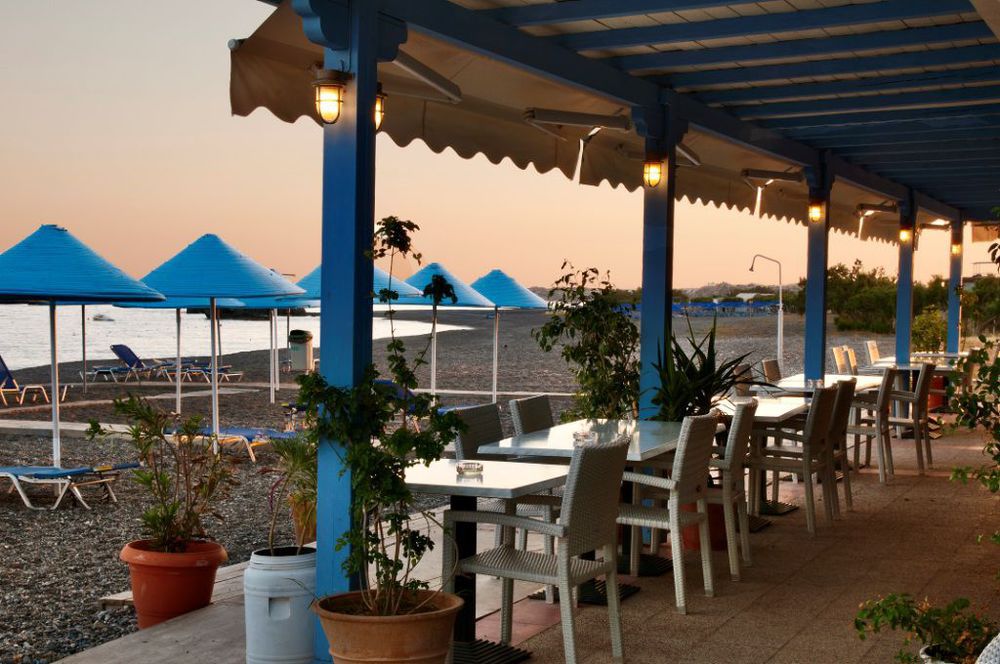 Coriva Beach Hotel & Bungalows Koutsounari Restaurant foto